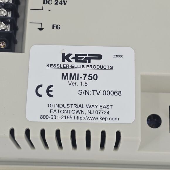 KEP Kessler-Ellis Products MMI-750 Touch Screen Interface Control Panel E7 1.6 - Picture 9 of 14